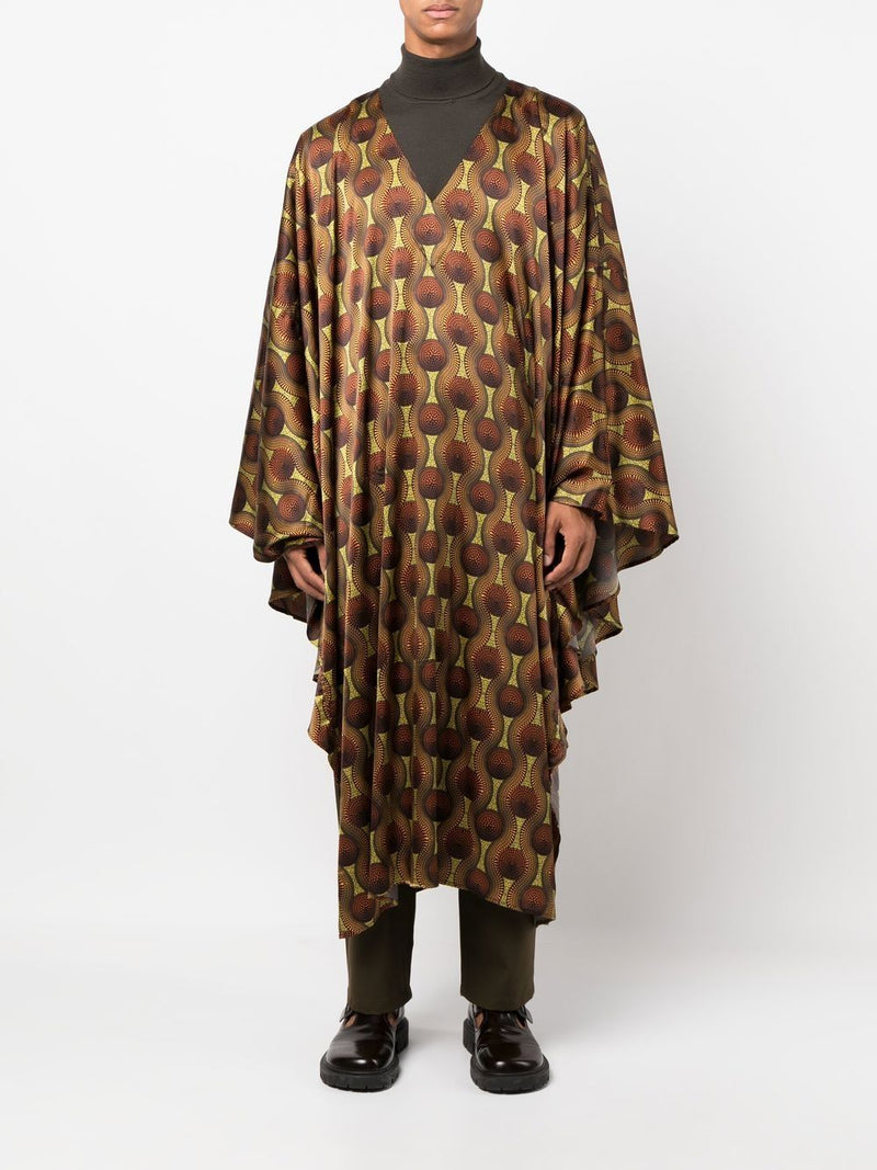 Ozwald Boateng Ozwald Boateng Printed silk kaftan