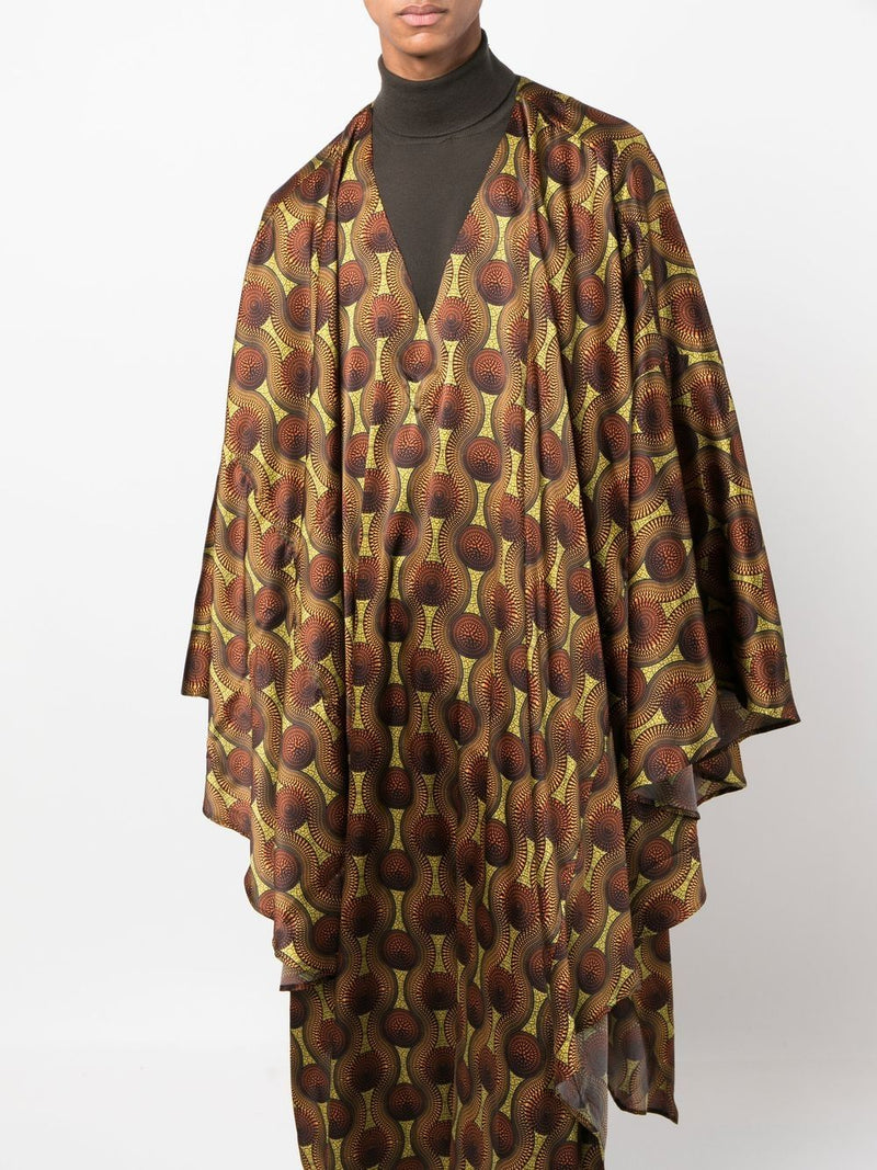 Ozwald Boateng Ozwald Boateng Printed silk kaftan