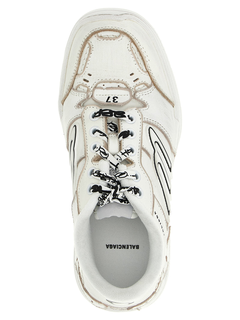 Balenciaga Balenciaga Hamptons Worn-out Medio Sneakers