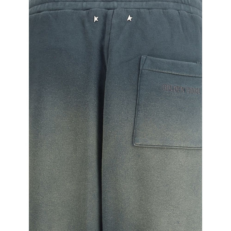 Golden Goose Blue Cotton Joggers (Workout Pants)