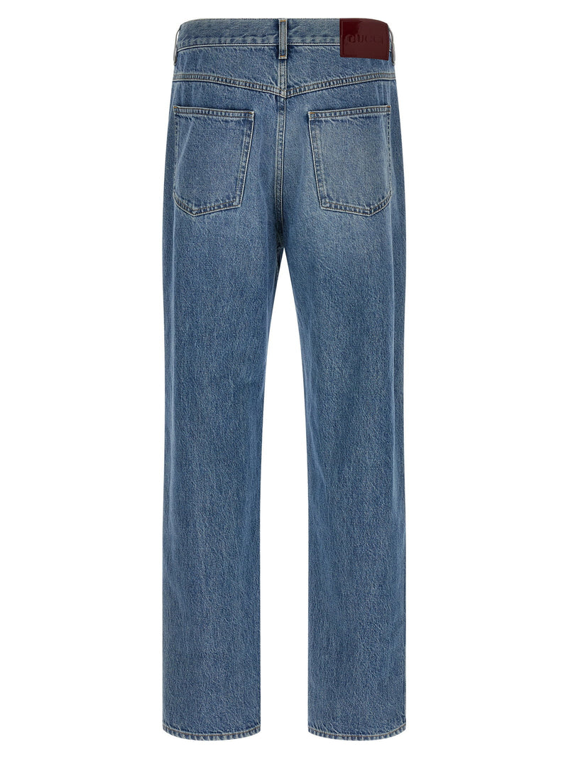Gucci Gucci Délavé Effect Denim Jeans