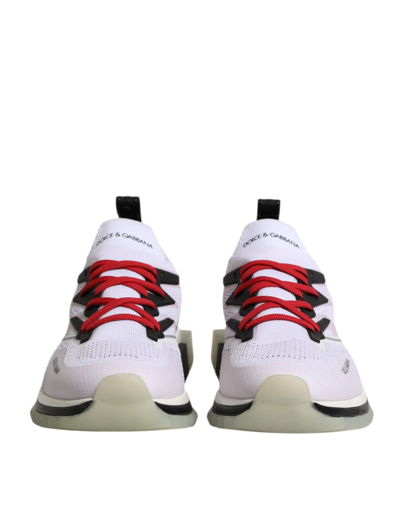 Dolce & Gabbana White SORRENTO Sport Stretch Sneakers Shoes