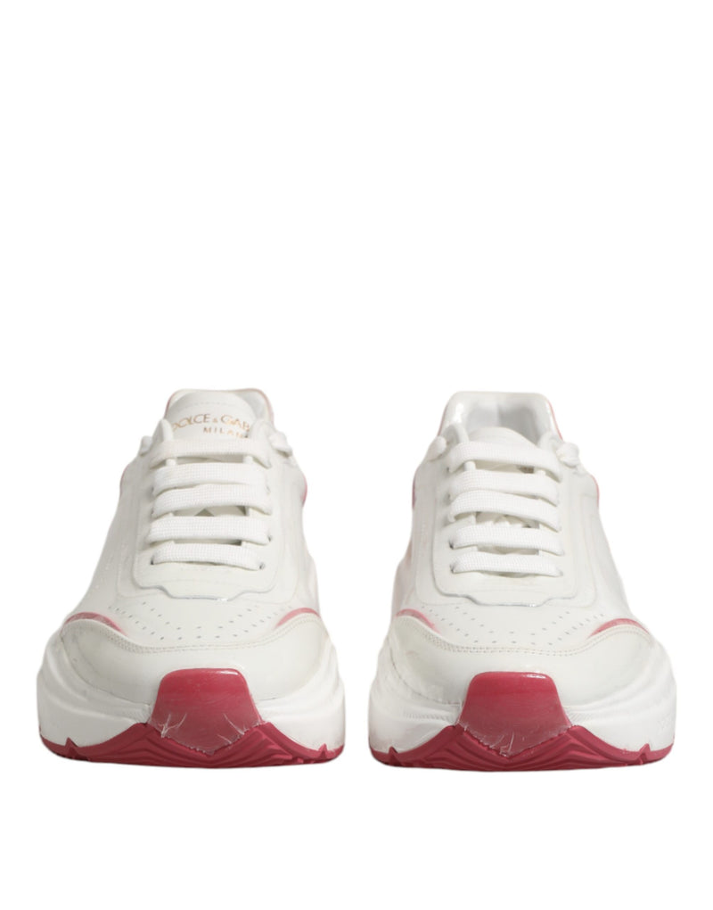 Sneakers basse Daymaster bianche e rosa Dolce & Gabbana