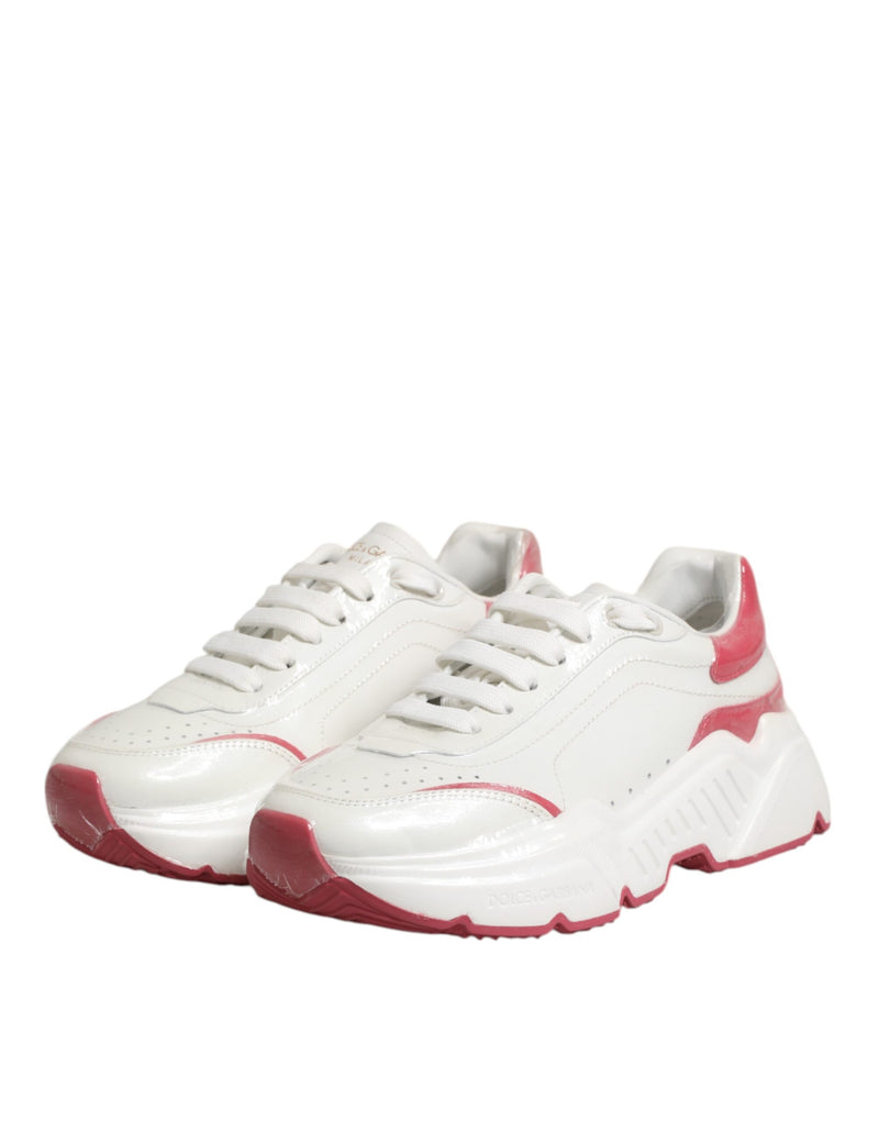 Sneakers basse Daymaster bianche e rosa Dolce & Gabbana