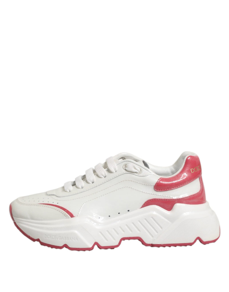 Sneakers basse Daymaster bianche e rosa Dolce & Gabbana