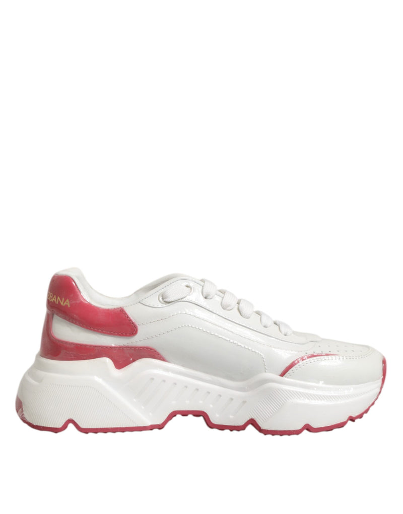 Sneakers basse Daymaster bianche e rosa Dolce & Gabbana