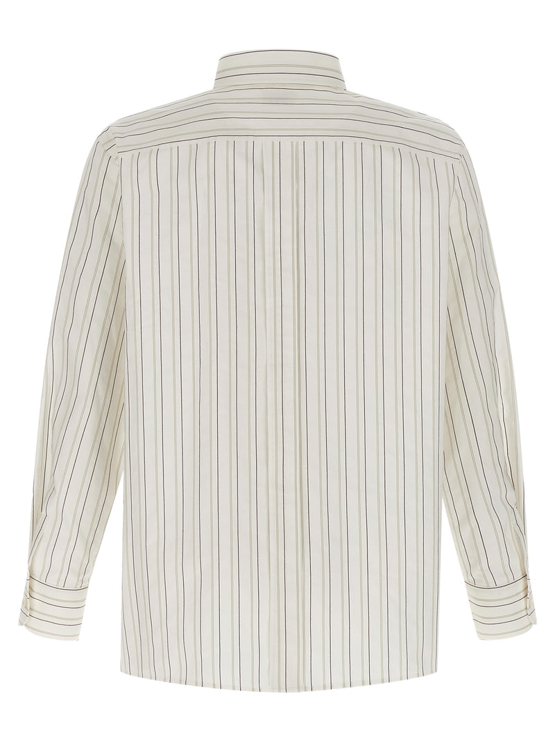 Saint Laurent Cassandre Shirt - Cotton Striped | Urbalenti™ NYC