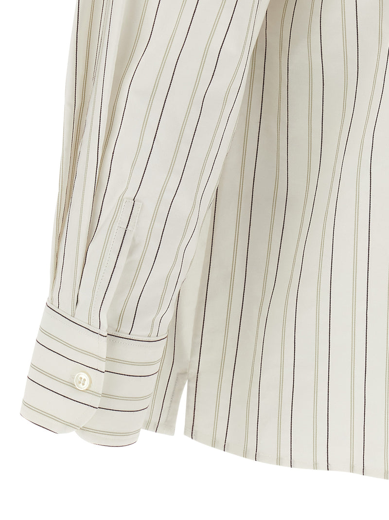 Saint Laurent Cassandre Shirt - Cotton Striped | Urbalenti™ NYC