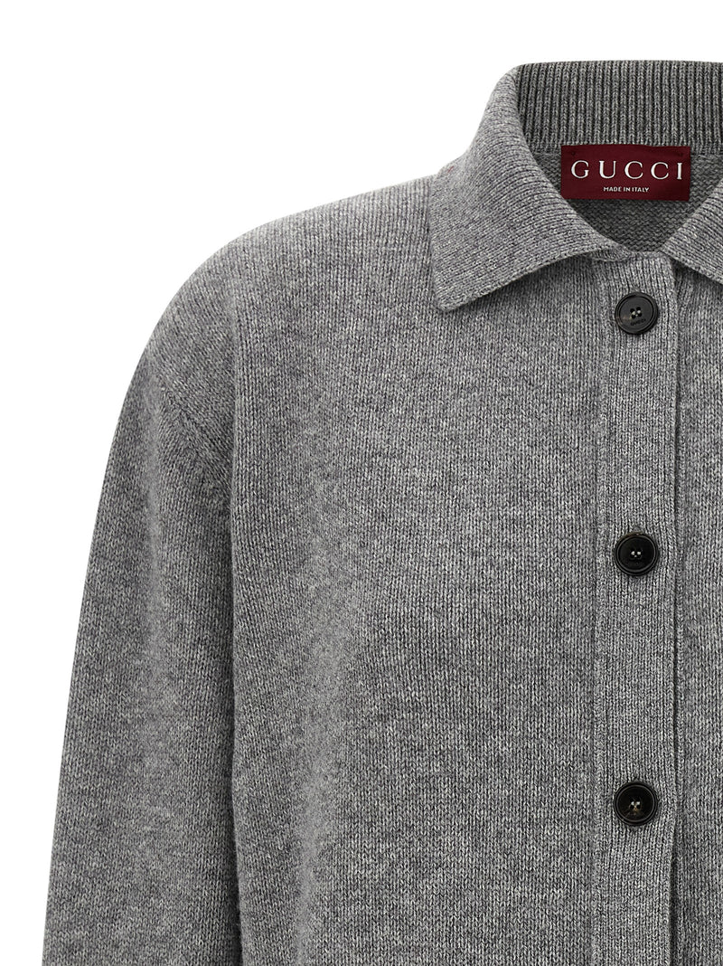 Gucci Polo Cardigan | Urbalenti™ NYC