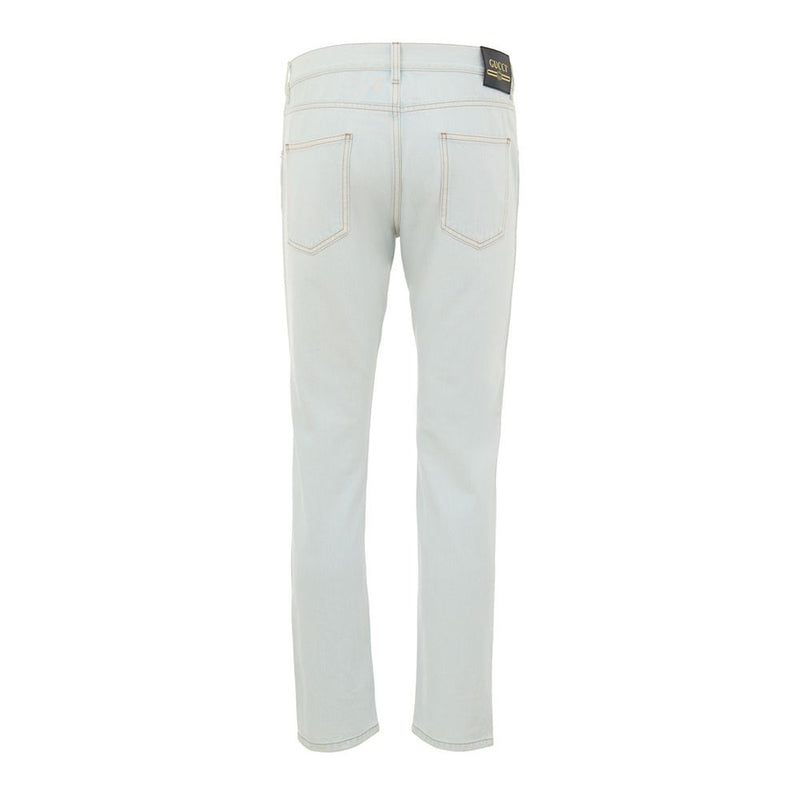 Gucci Blue Cotton Relaxed Fit Jeans