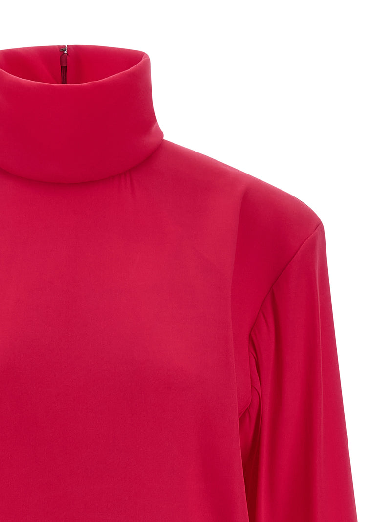 Saint Laurent Saint Laurent Structured Shoulder Dress
