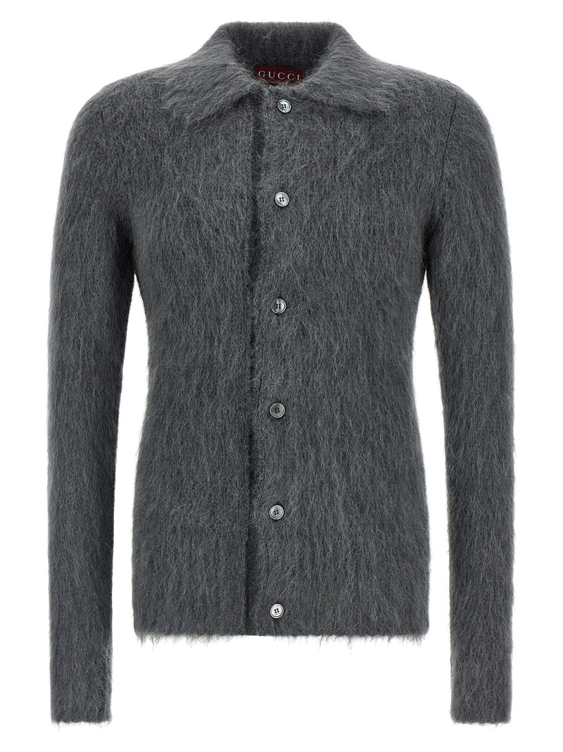 Gucci Mohair Wool Cardigan | Urbalenti™ NYC