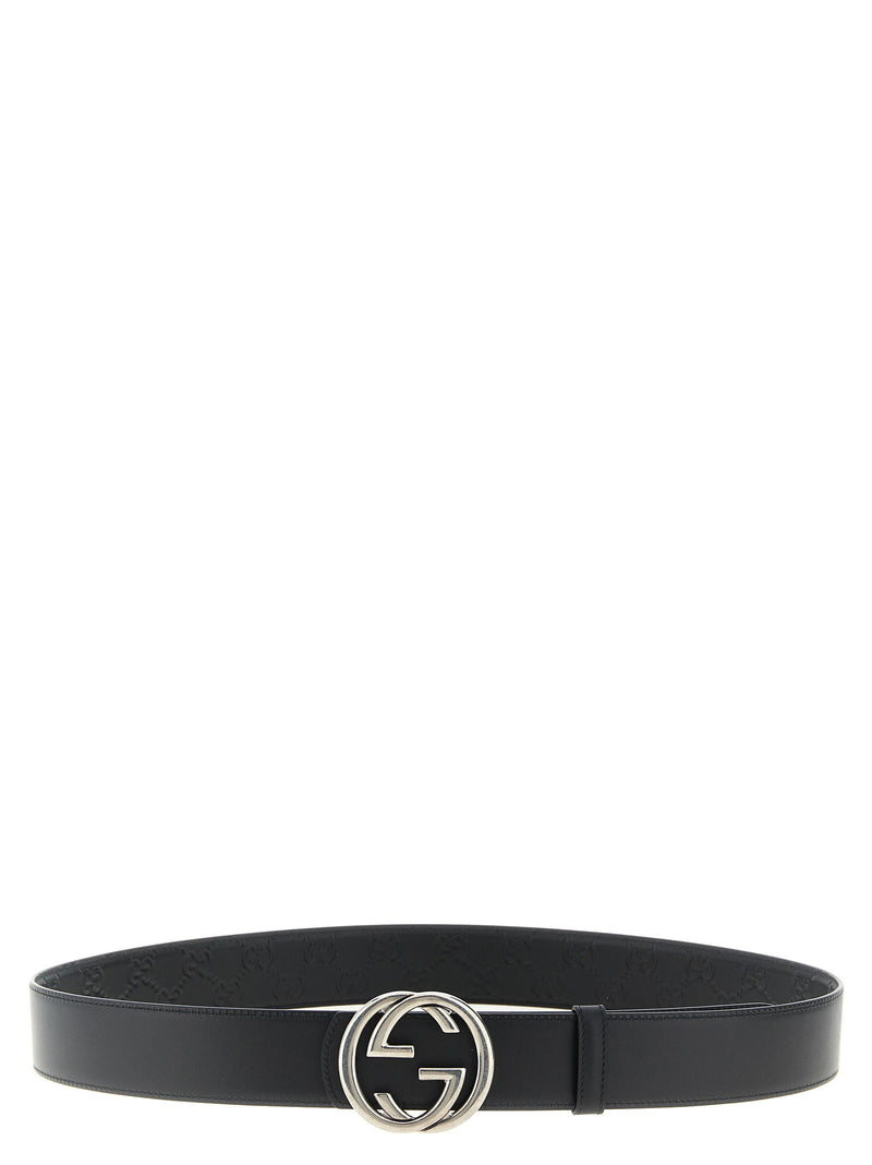 Gucci Gucci Incrocio Gg Reversible Belt