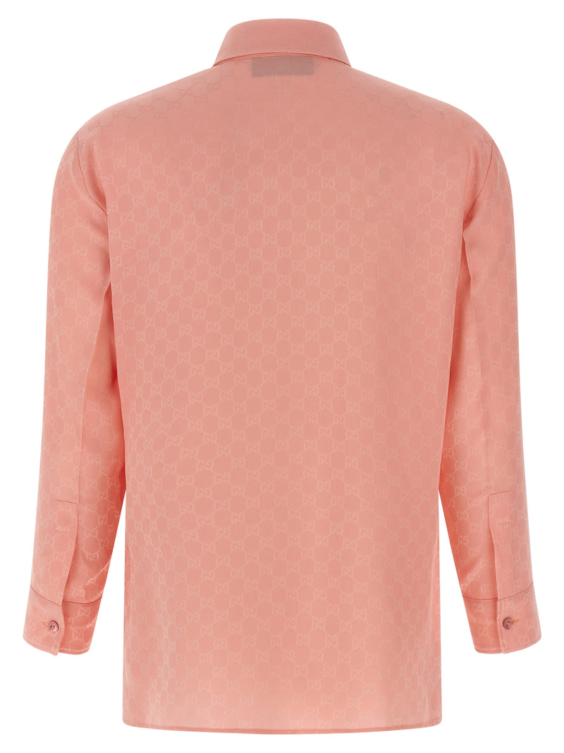 Gucci Gg Silk Shirt | Urbalenti™ NYC