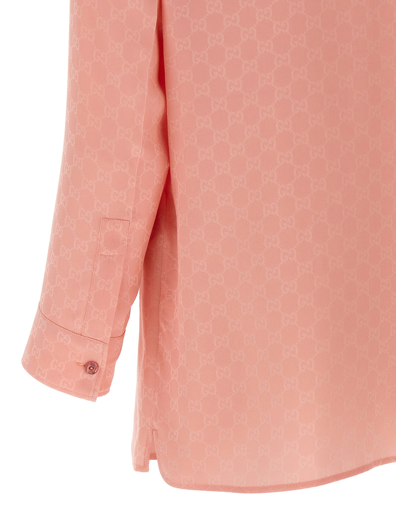 Gucci Gg Silk Shirt | Urbalenti™ NYC