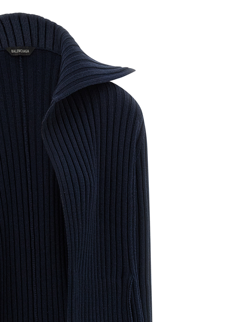Balenciaga Balenciaga Ribbed Cardigan