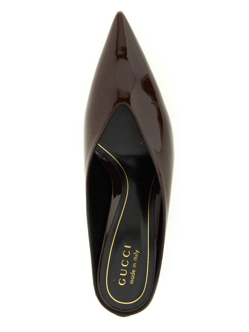 Gucci Patent Mules | Urbalenti™ NYC