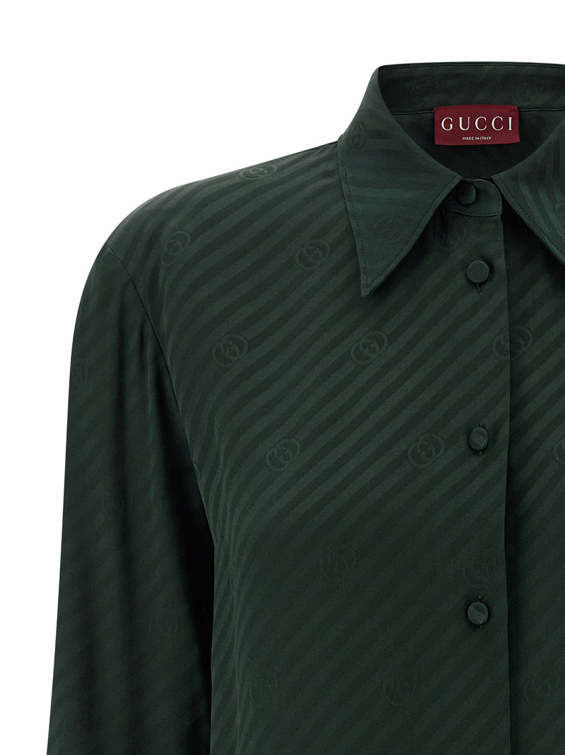 Gucci Incrocio Gg Shirt | Urbalenti™ NYC