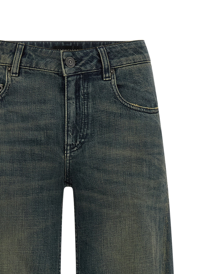 Balenciaga Balenciaga A Gamba Ampia Jeans