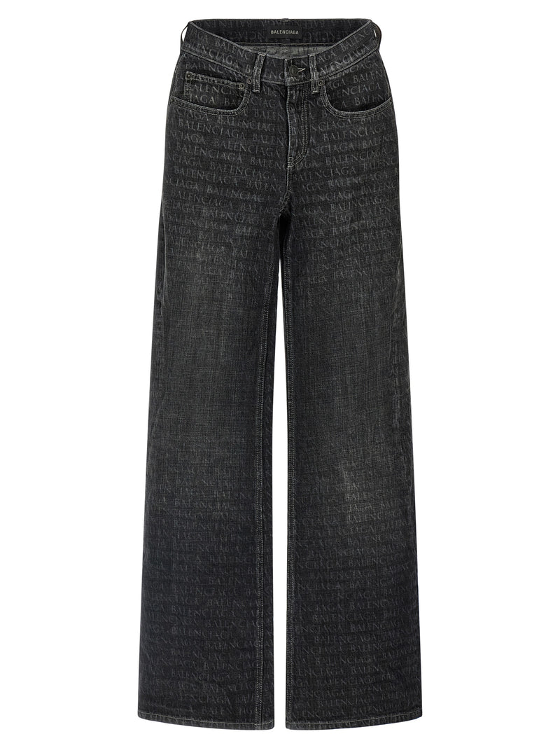 Balenciaga Balenciaga Wide Leg Jeans
