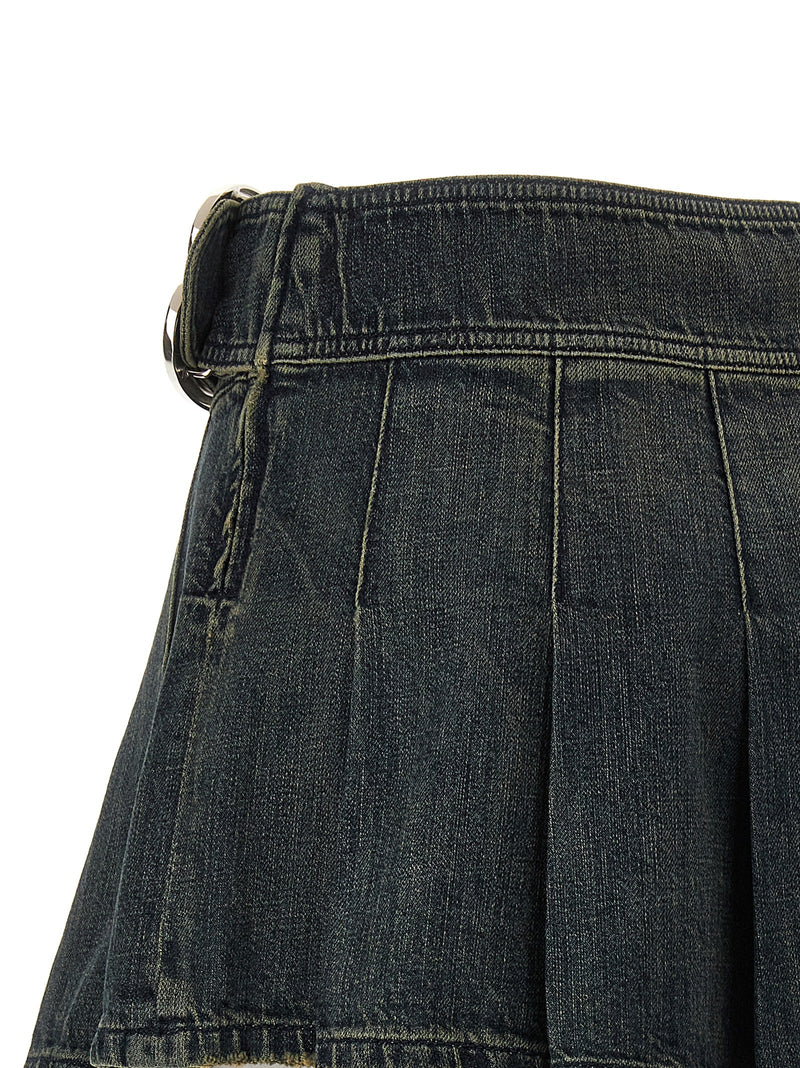 Balenciaga Balenciaga Buckle Pleated Skirt