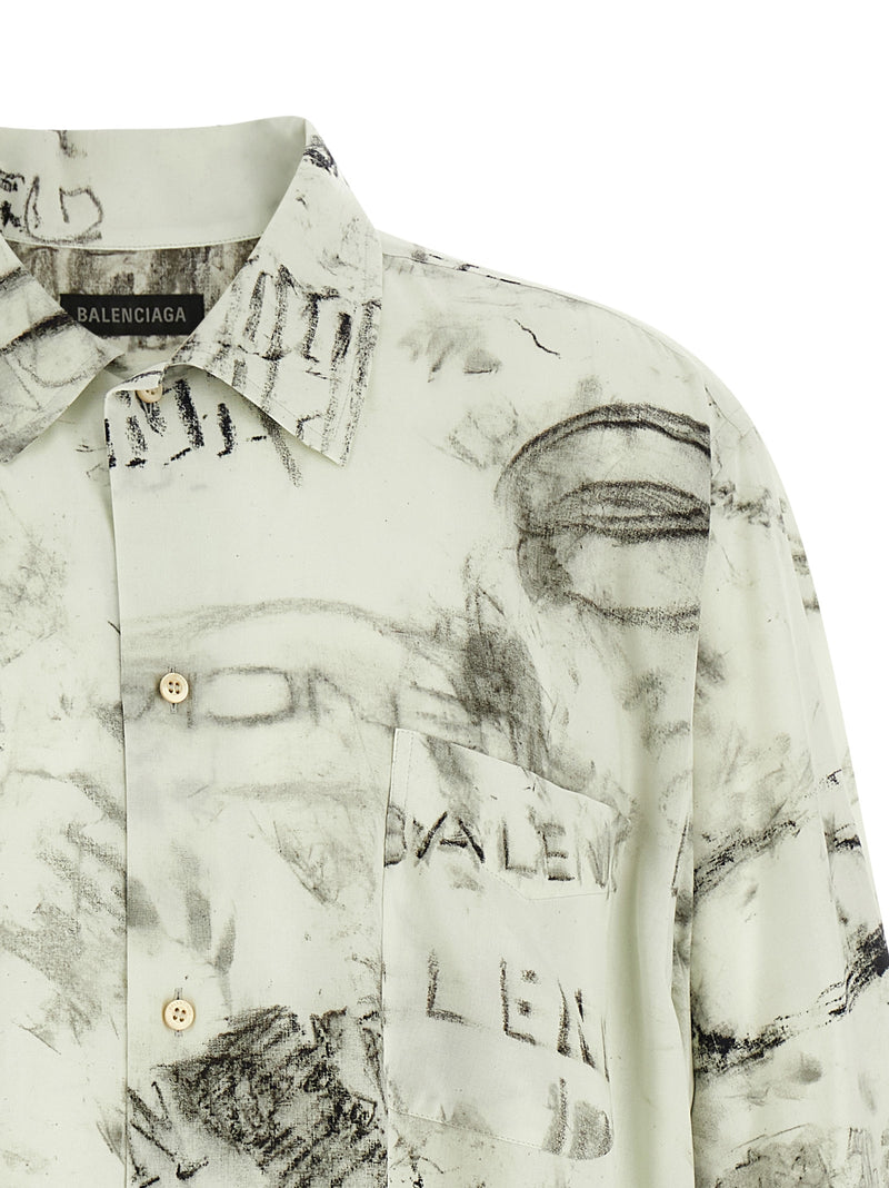 Balenciaga Minimal Shirt | Urbalenti™ NYC