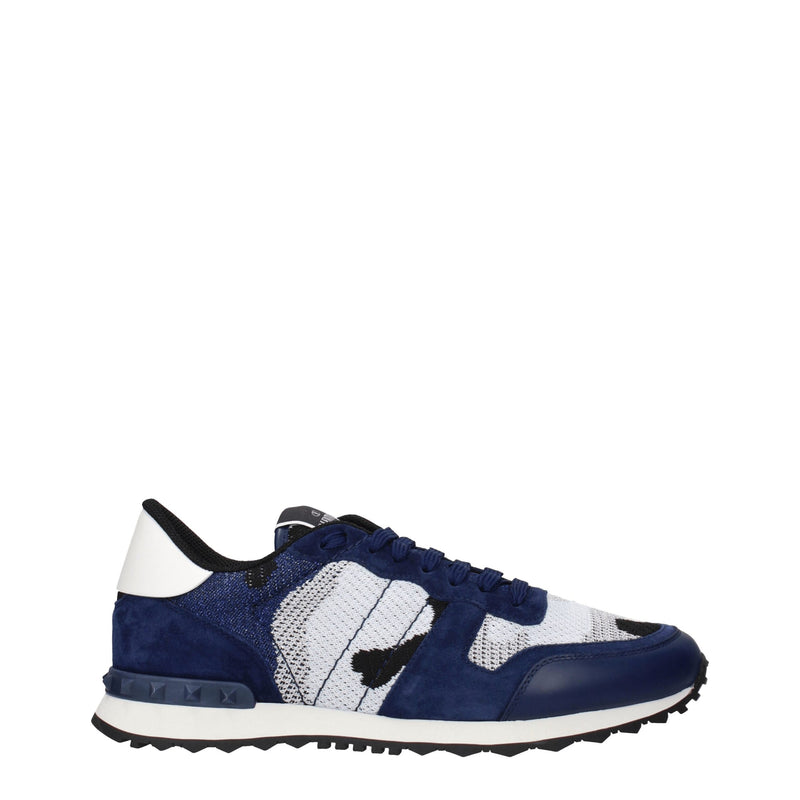 Valentino Garavani Gray Fabric Athletic Sneakers