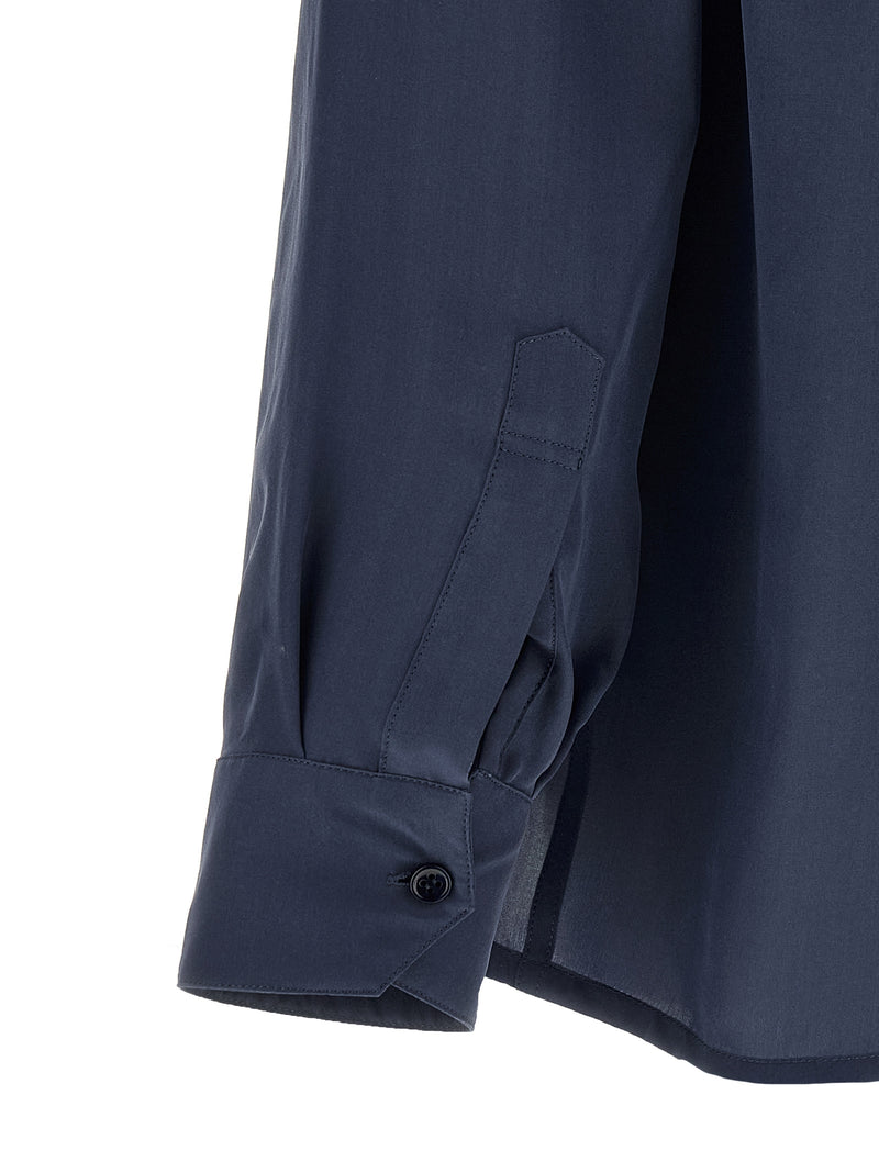 Saint Laurent Viscose And Silk Shirt | Urbalenti™ NYC