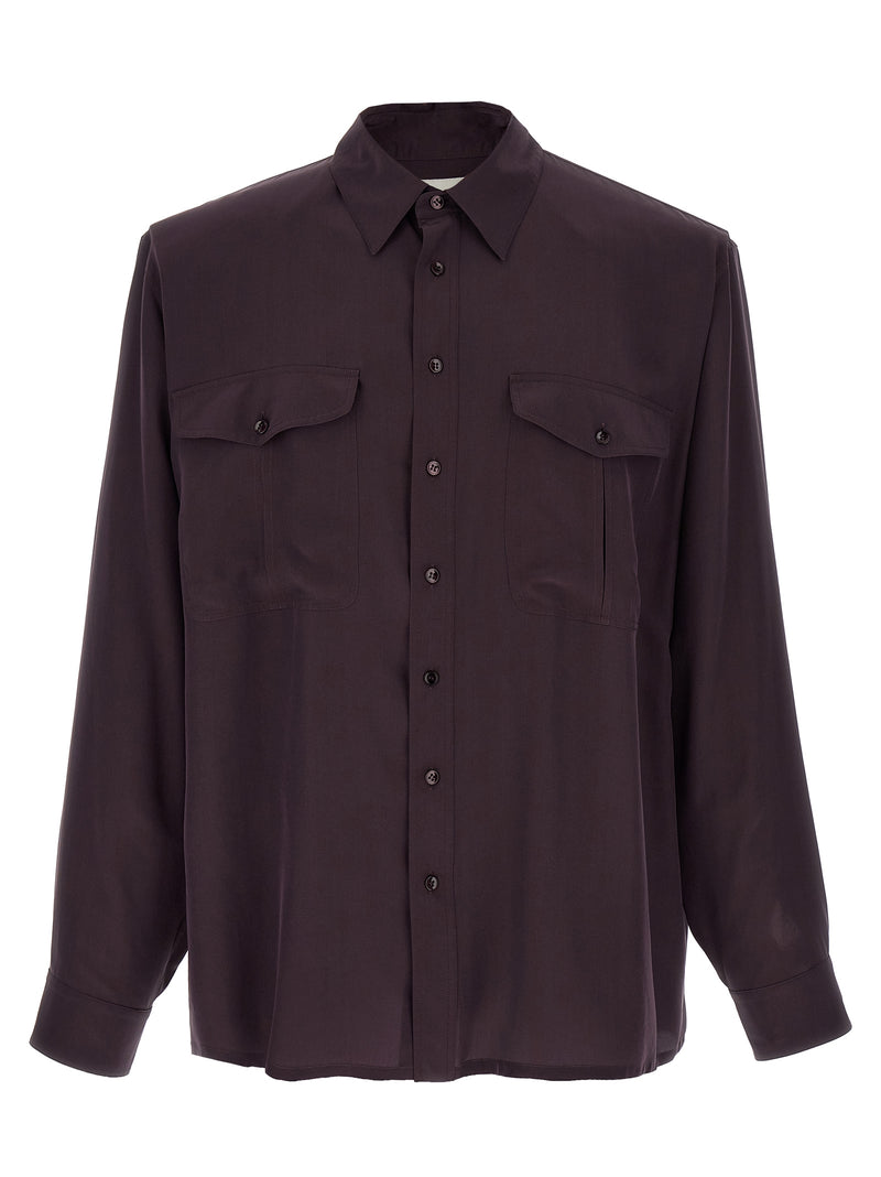 Saint Laurent Viscose And Silk Shirt | Urbalenti™ NYC