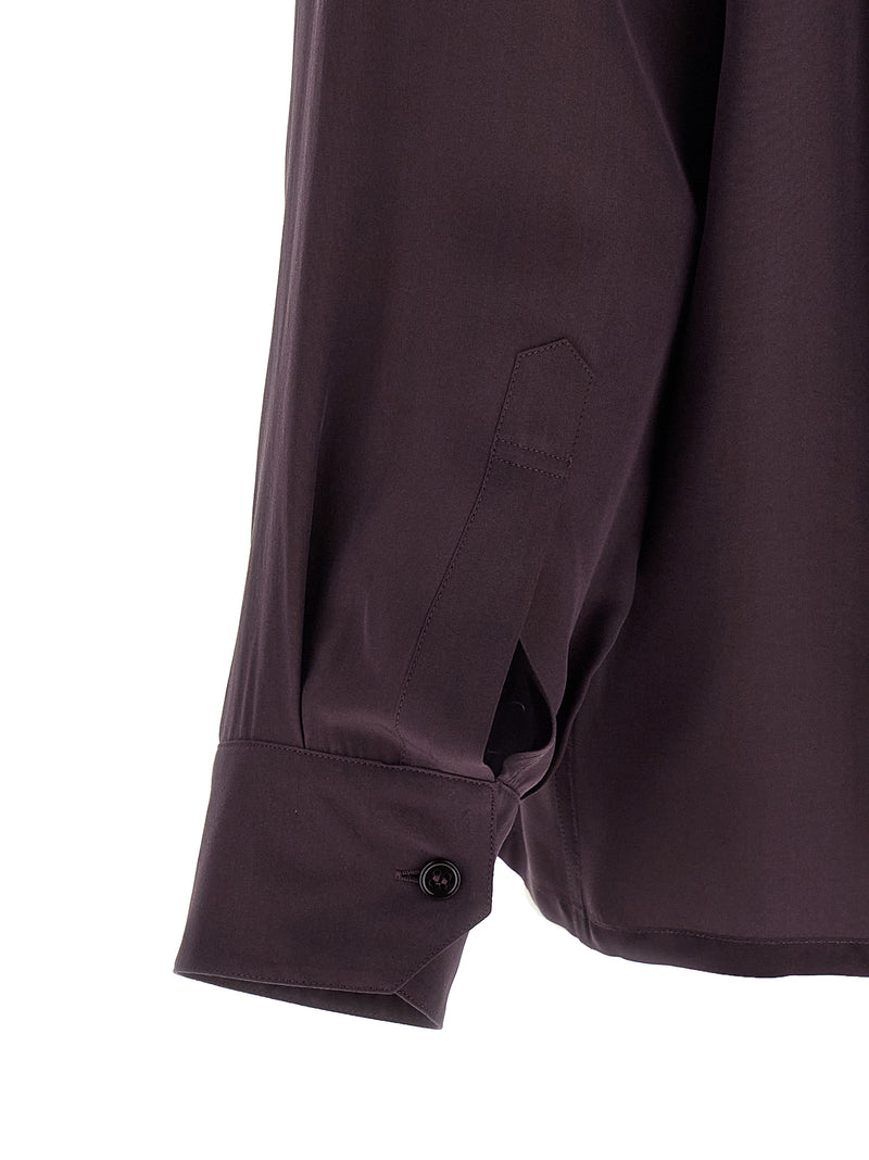 Saint Laurent Viscose And Silk Shirt | Urbalenti™ NYC
