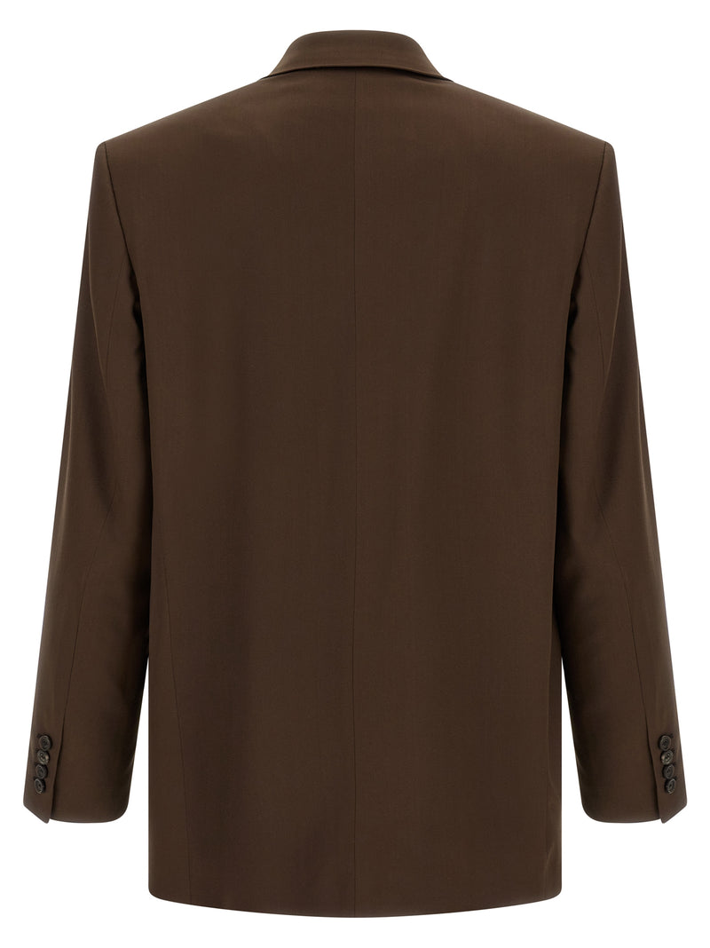 Saint Laurent Satin Blazer | Urbalenti™ NYC