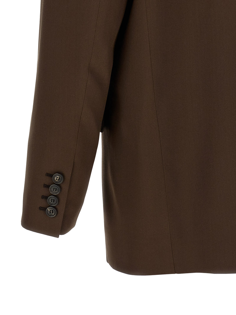 Saint Laurent Satin Blazer | Urbalenti™ NYC