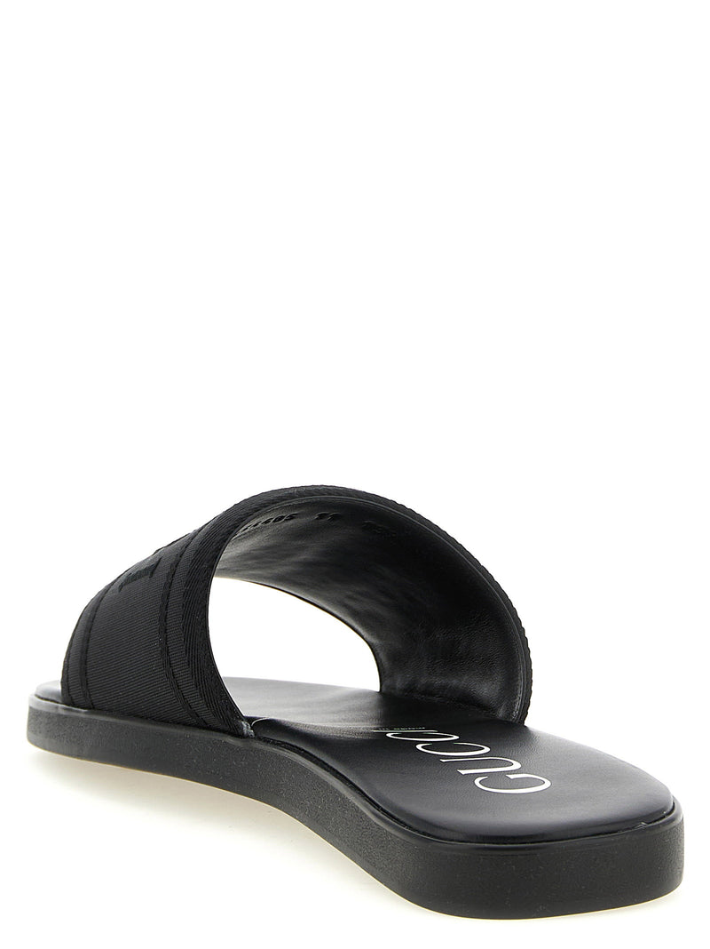 Gucci Gucci Jacquard Logo Slides