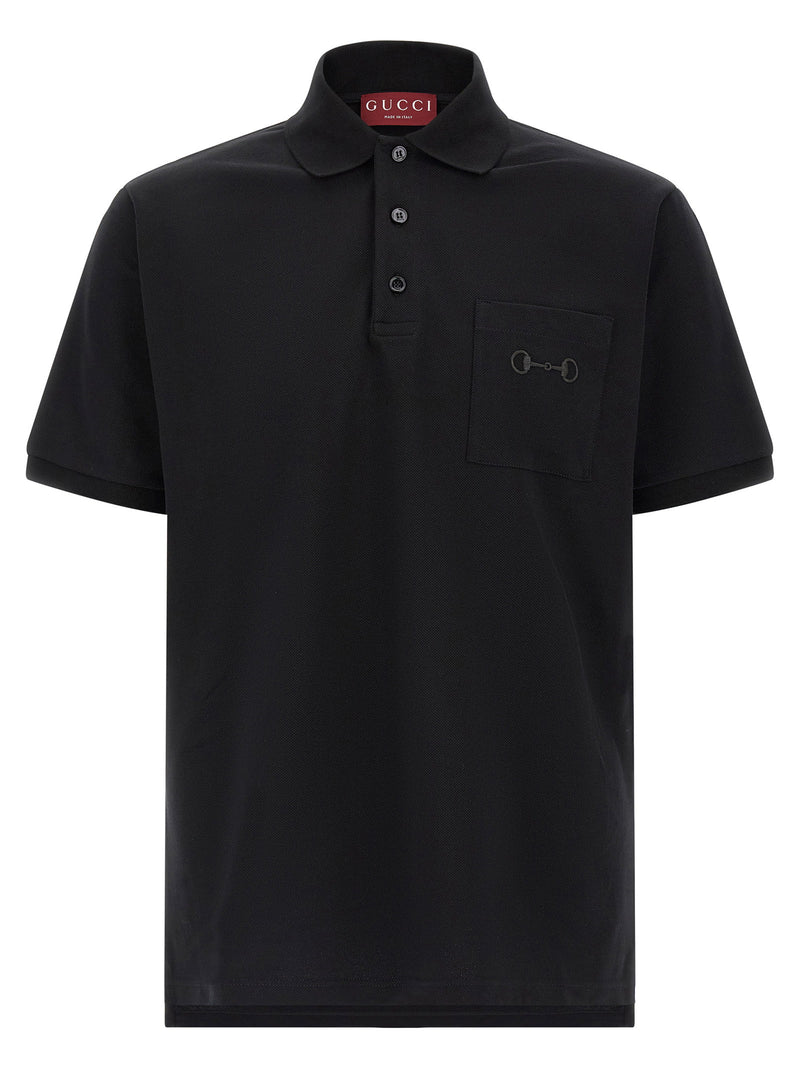 Gucci Gucci Morsetto Embroidery Polo Shirt