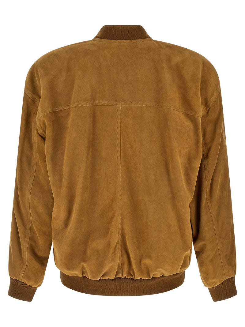 Saint Laurent Saint Laurent Suede Bomber Jacket
