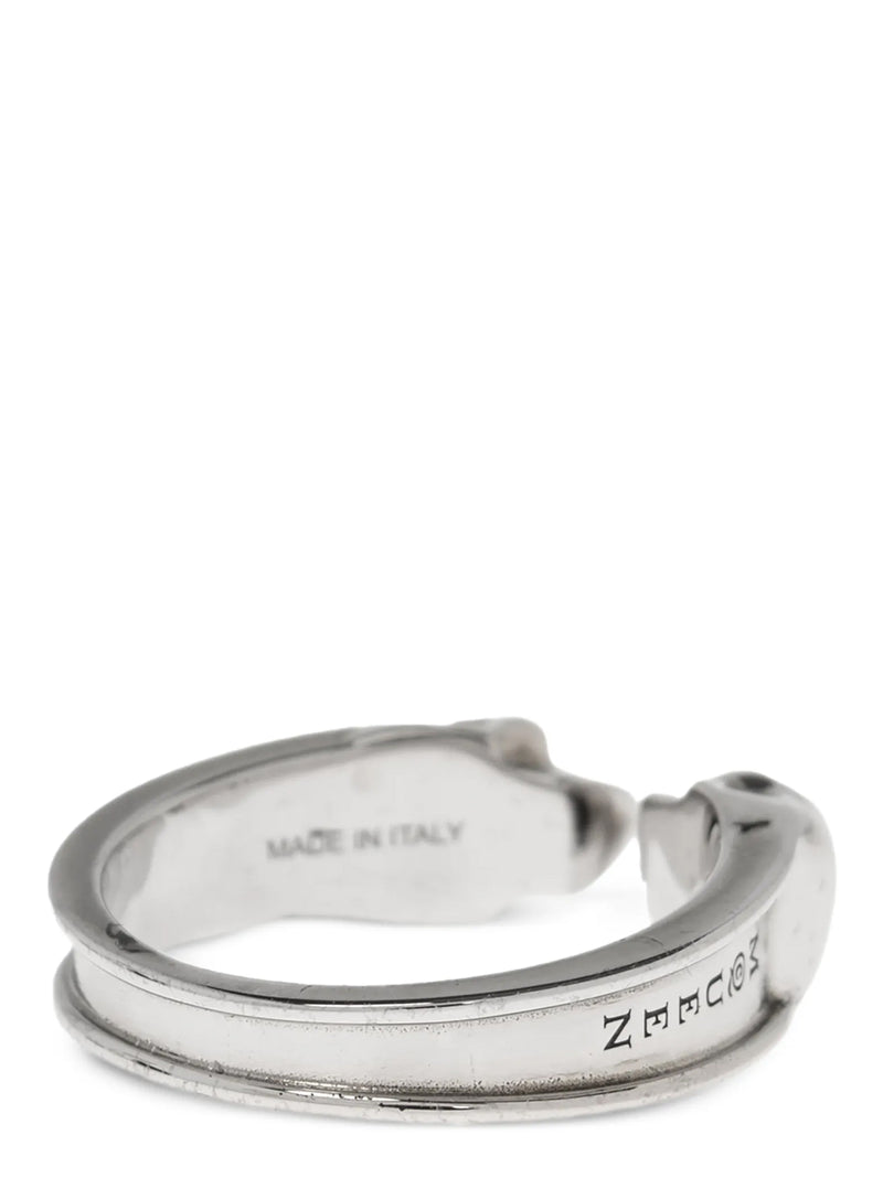 Alexander McQueen Thin Twin Skull Ring | Urbalenti™ NYC