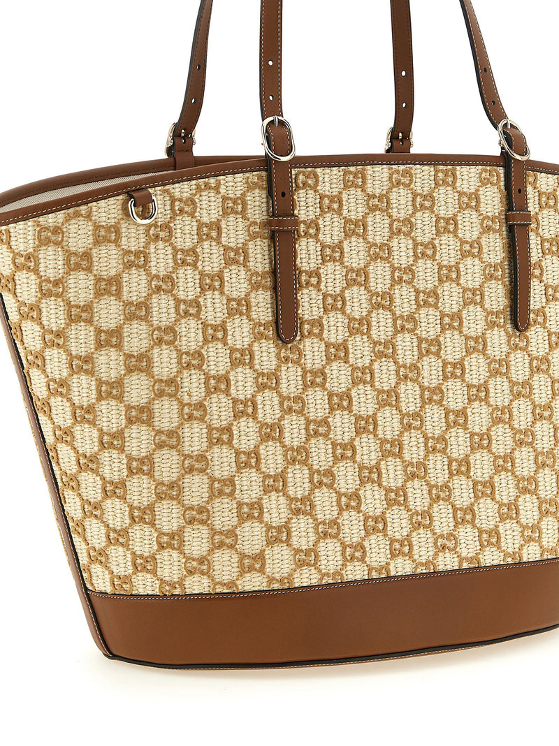 Gucci Gucci Large Woven Shopping Bag