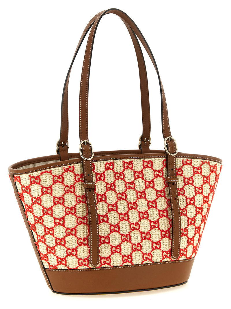 Gucci Gucci Small Woven Shopping Bag