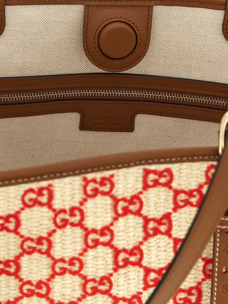 Gucci Gucci Small Woven Shopping Bag