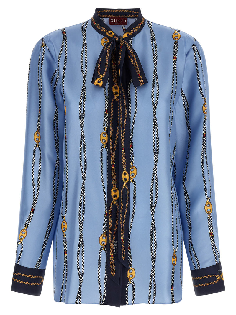 Gucci Gucci Lavallière Collar Shirt