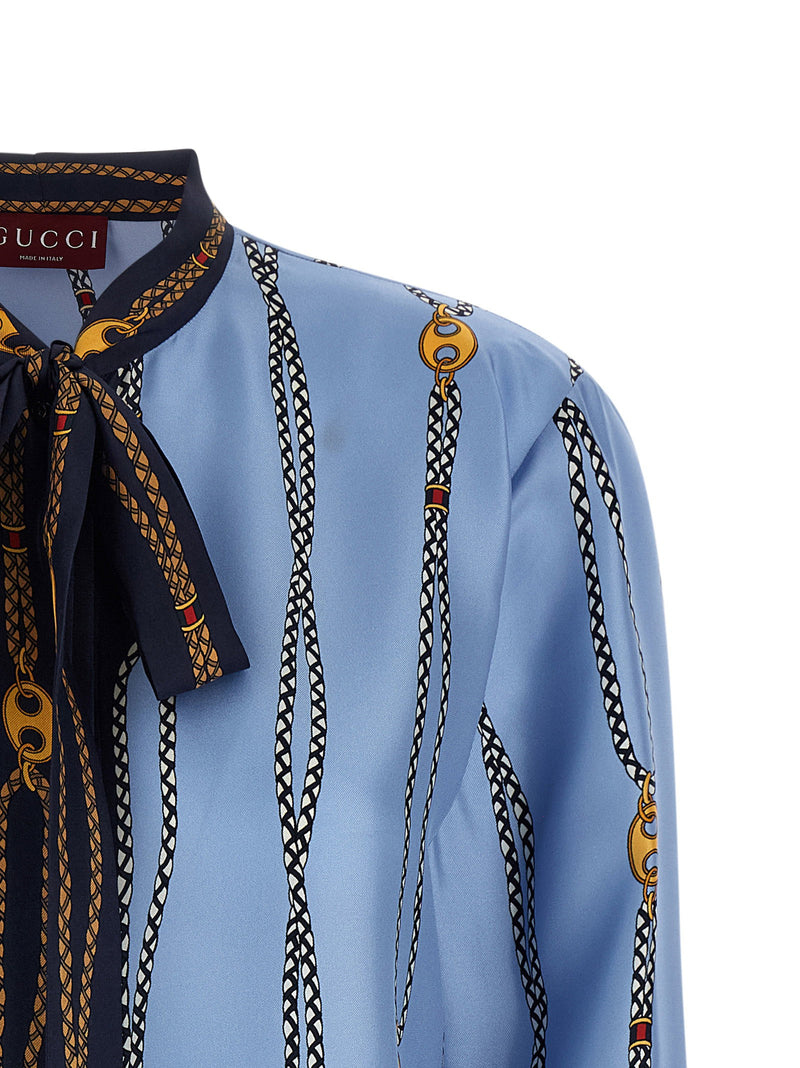 Gucci Gucci Lavallière Collar Shirt