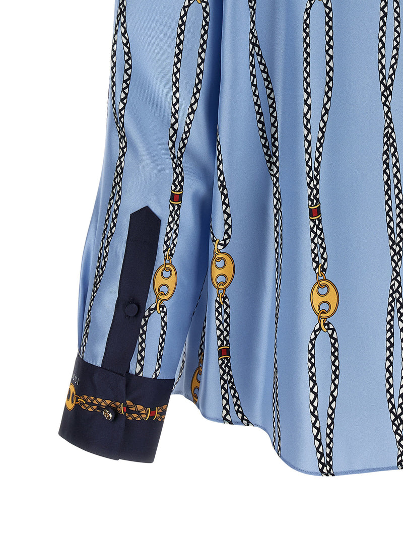 Gucci Gucci Lavallière Collar Shirt