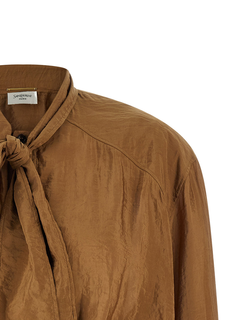 Saint Laurent Lavallière Blouse | Urbalenti™ NYC