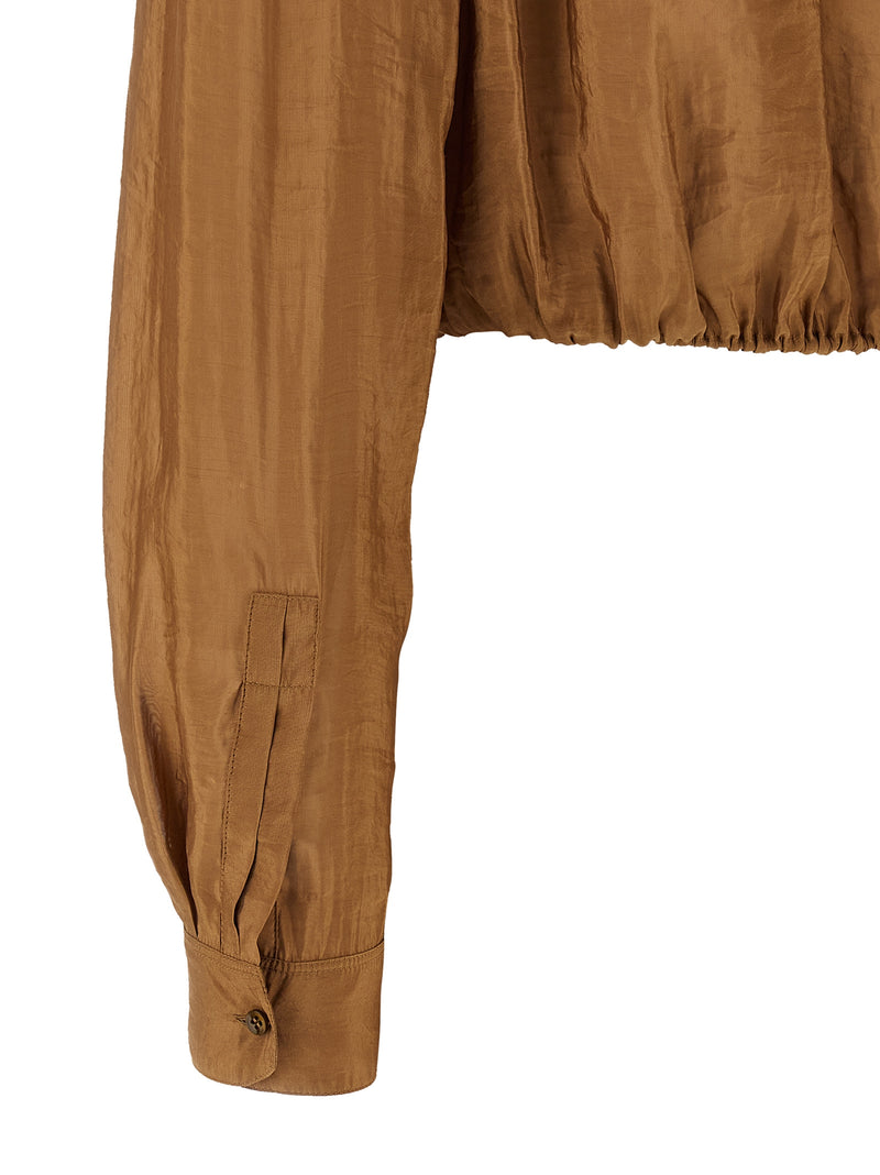 Saint Laurent Lavallière Neck Blouse | Urbalenti™ NYC