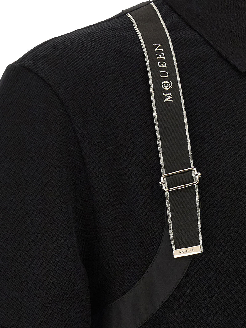 Alexander McQueen Harness Polo Shirt | Urbalenti™ NYC