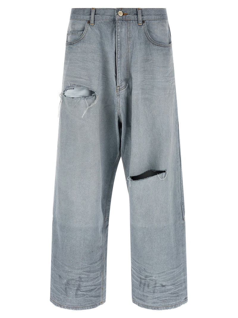Balenciaga Minimal Baggy Jeans | Urbalenti™ NYC