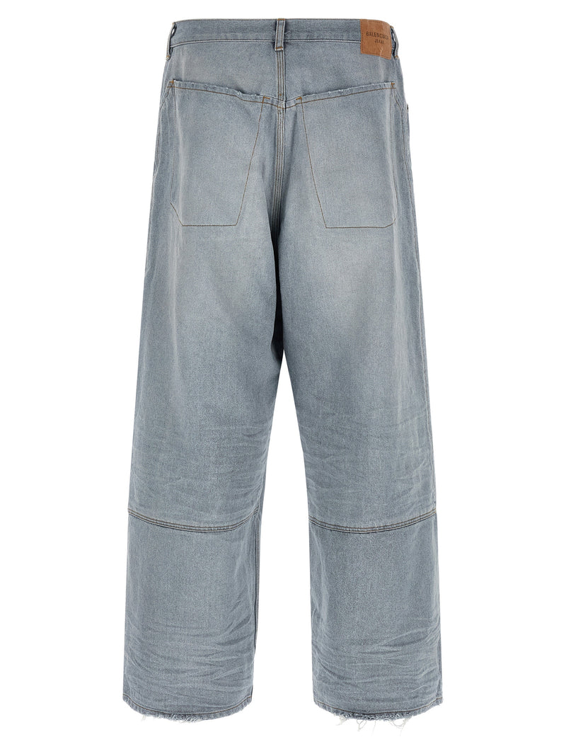 Balenciaga Minimal Baggy Jeans | Urbalenti™ NYC