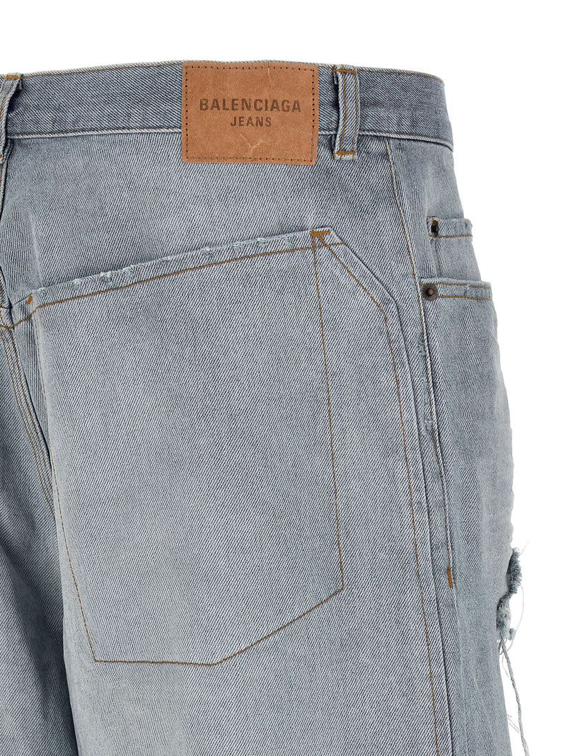 Balenciaga Minimal Baggy Jeans | Urbalenti™ NYC