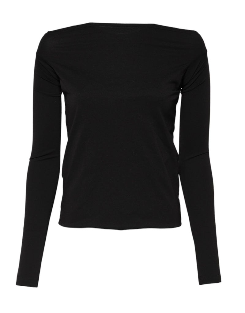 Bolero de lã preto com gola redonda Dolce & Gabbana