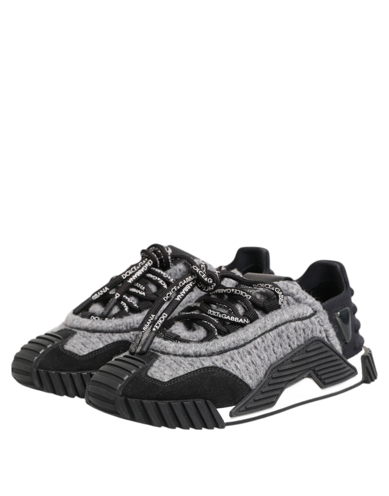 Sneakers basse NS1 Dolce & Gabbana nere e grigie